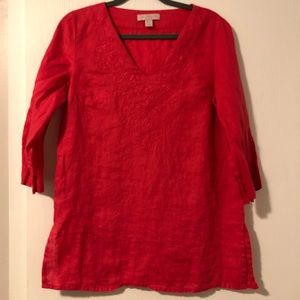 Saint Tropez West linen top